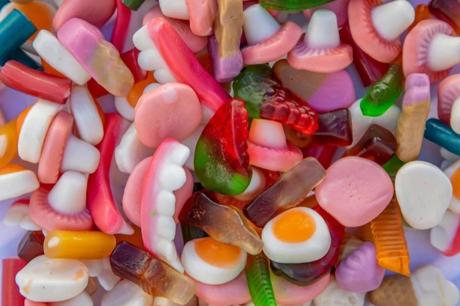 Golosinas y caramelos de colores