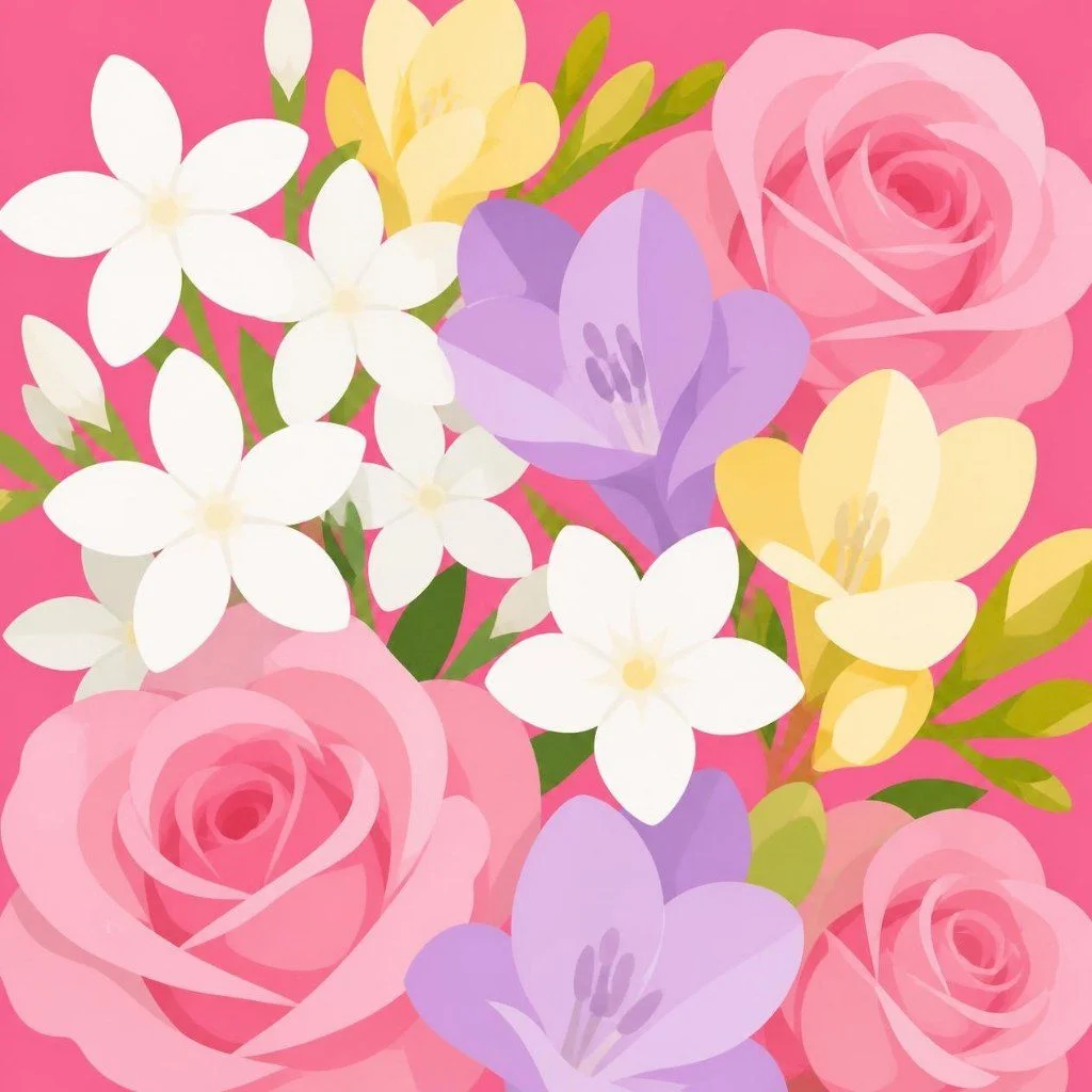 [8145] Esencia Jazmin,Rosas y Fresias
