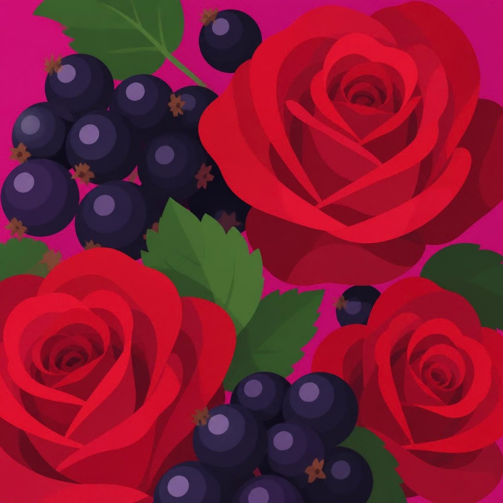 [8134] Esencia Grosellas negras, Rosa de Bulgaria